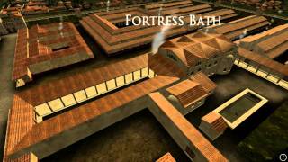 Animation of ancient Roman Fort in Caerleon Wales [upl. by Farika]