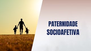 Paternidade socioafetiva [upl. by Neirbo905]