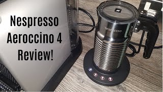 Nespresso Aeroccino 4 Milk Frother Review  Worth upgrading from the Aeroccino 3 [upl. by Brigid]