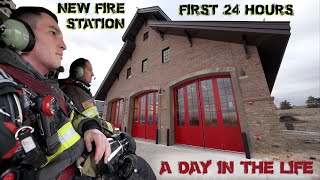 First 24 Hours in a New Fire Station  A Day in the Life [upl. by Arahc739]