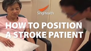 How To Position A Stroke Patient [upl. by Fujio]