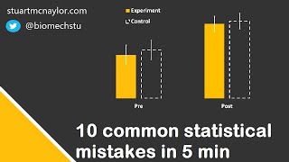 Ten Statistical Mistakes in 5 Min [upl. by Milano208]