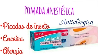 Resenha PomadaAndantol Gel [upl. by Polard903]