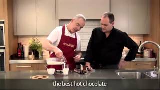 How to make a hot chocolate using an aerolatte milk frother [upl. by Honorine]